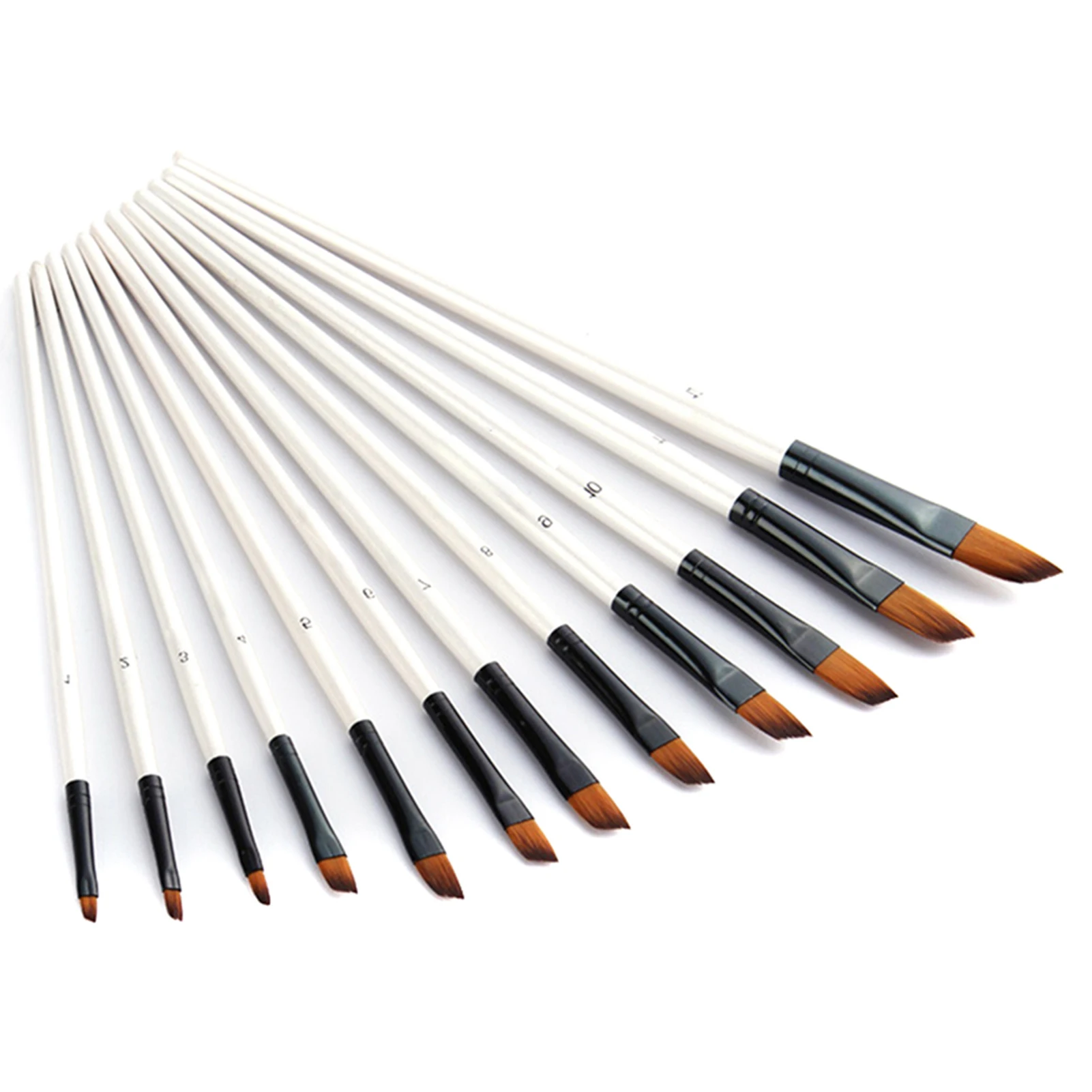

Painting Brushes Kits for Kids Adults Nylon Bristles Watercolor Brushes for Watercolor Acrylics Ink Gouache Oil