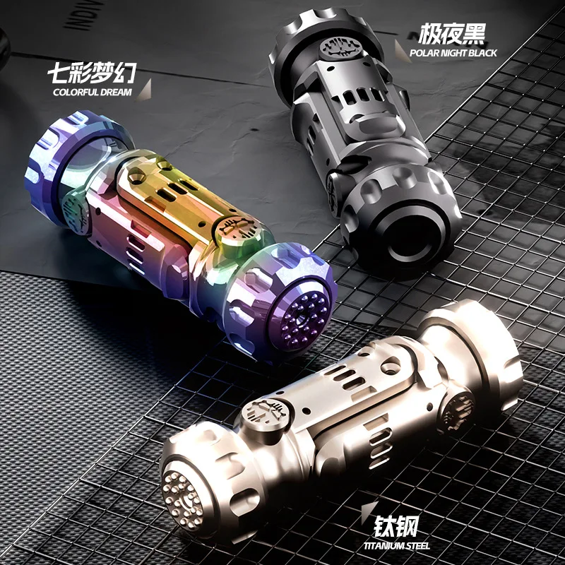 EDC Stun Grenade Metal Mini Toy Gun Shell Ejected aunch Soft Bullet Pistol Fidget Spinner Decompression Ratchet Push Slider Gift fidget toy sensory fidget toy anti stress toy finger sensory toy