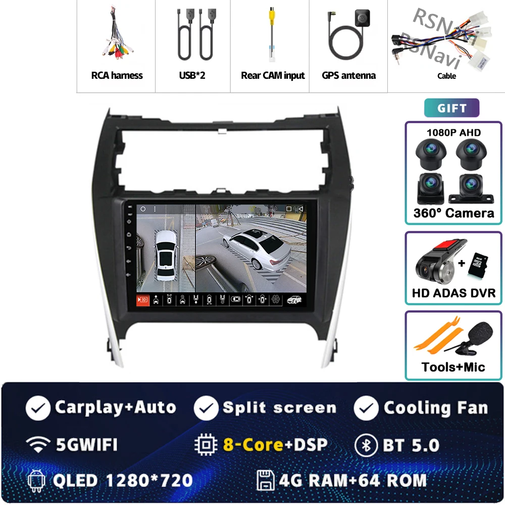 4G-64G 360 DVR