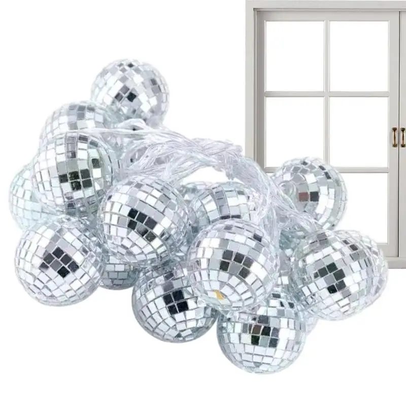 

Led Disco Mirror Balls Atmospheric LED Energy Saving Ball Light For Disco Parties Outdoor Lighting Products For Balcony Window