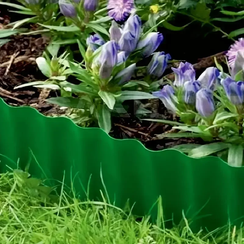 Garden Grass Lawn Edge Border Fence Path Flexible Lawn Edging Border Fence Plastic Inserted Into Waterproof Outdoor Plastic