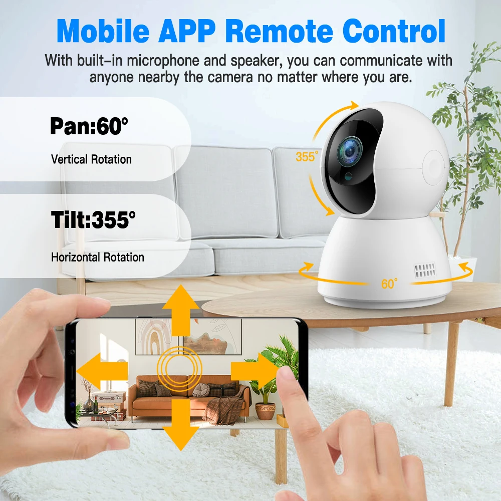 Tuya Camera Tuyasmart Smart Life 1080 HD IP Camera Wifi Monitor Intercom  Rotation Night Vision Function Android IOS APP - AliExpress