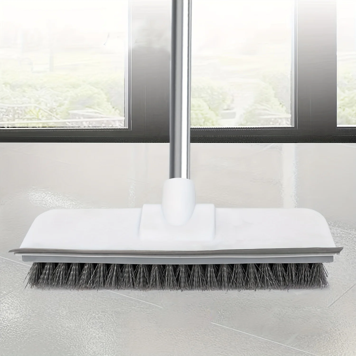 Long Handled Bristle Cleaning Brush Tile Gap Cleaning Brush and Long Handled Brush Are Very Suitable for Floors, Tiles, and Gaps