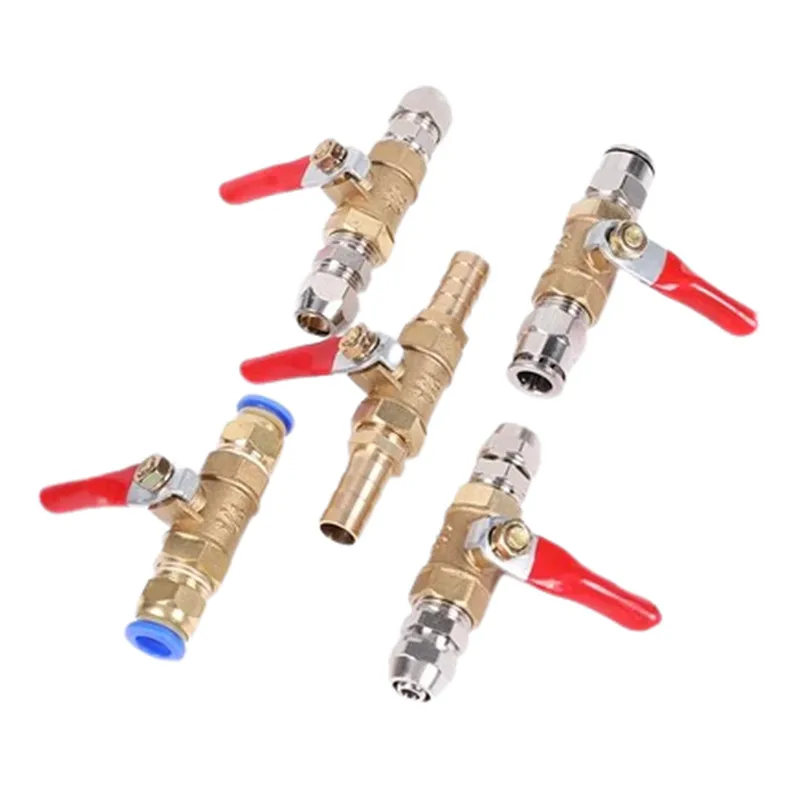 

Air Hose Valve with Switch Air Compressor Parts Complete Air Pump Ball Valve Air Valve Pneumatic Hose Quick Coupler
