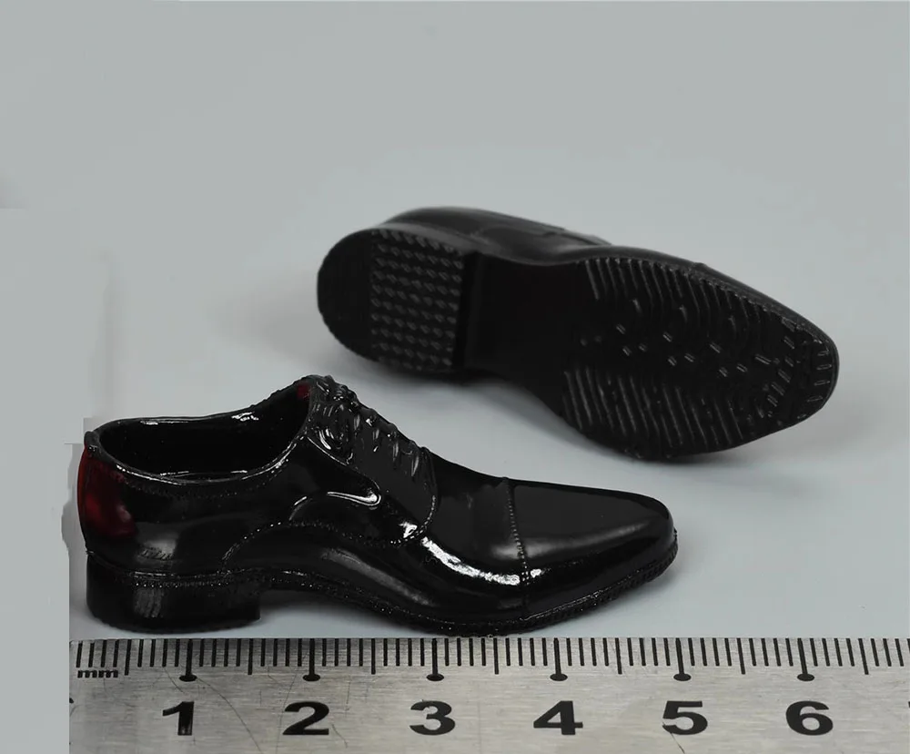 

In Stock 1/6 POPTOYS X34 I am Rich Mr. Ben Handsome Guy Tony Black Solid Shoes Boots Fit 12" Male Action Figure Collectable