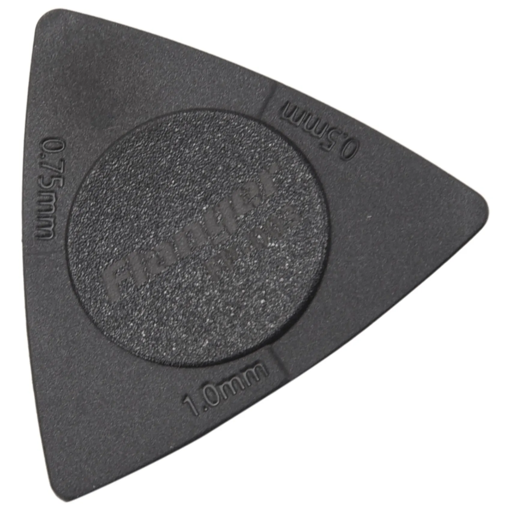 Guitar Picks 10pcs Triangle-Guitar picks 1.0 0.75 0.5 mm Thickness in PC + ABS Material Antislip Style Picks Black