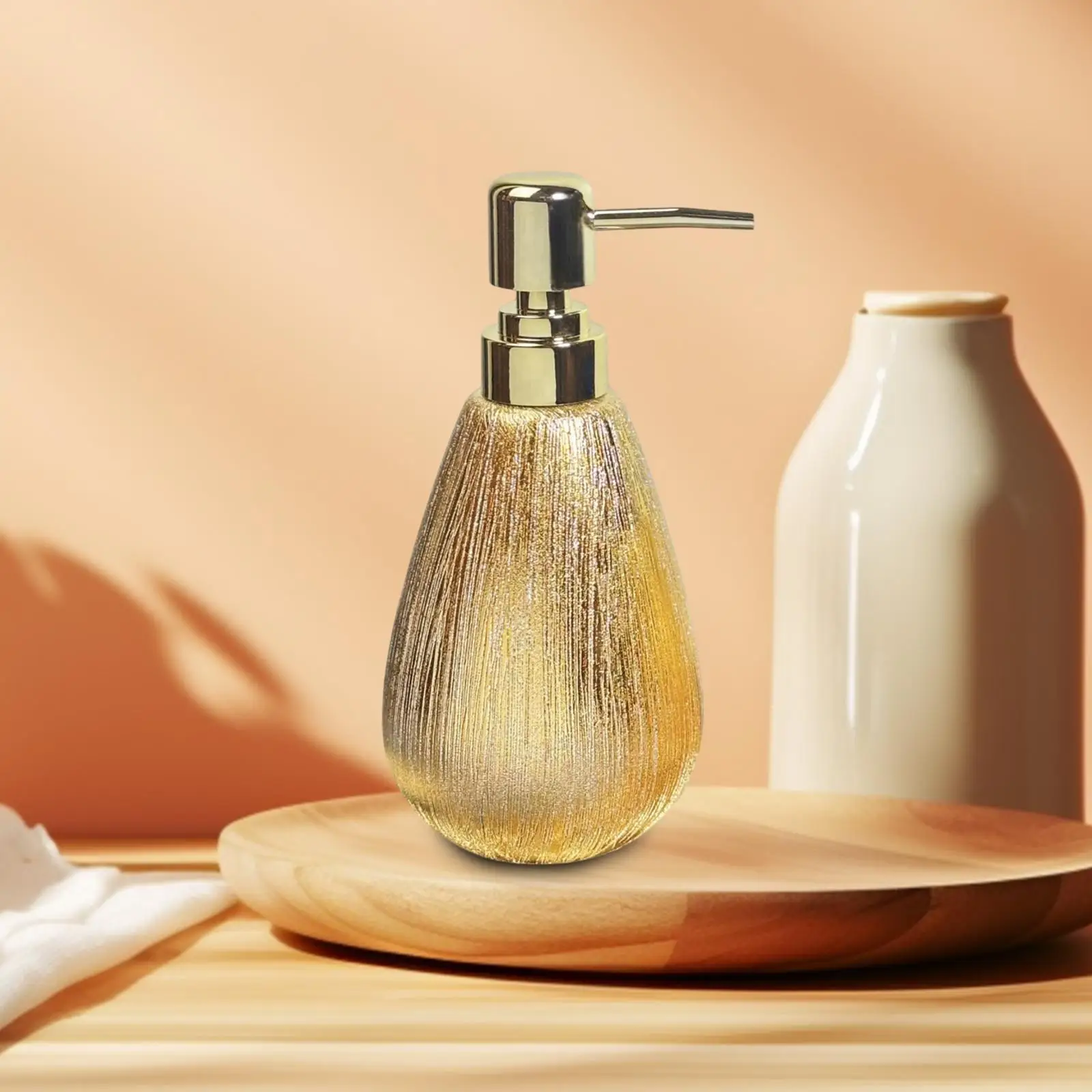 Hand Soap Dispenser Bathroom Liquid Container Sturdy Leakproof Empty 380ml Home Decor for Hotel Laundry Bathroom Countertop 3