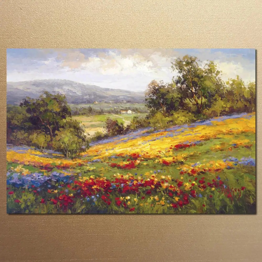 

Canvas art Colorful Landscapes oil Paintings impressionism modern picture Hand painted artwork for home decor