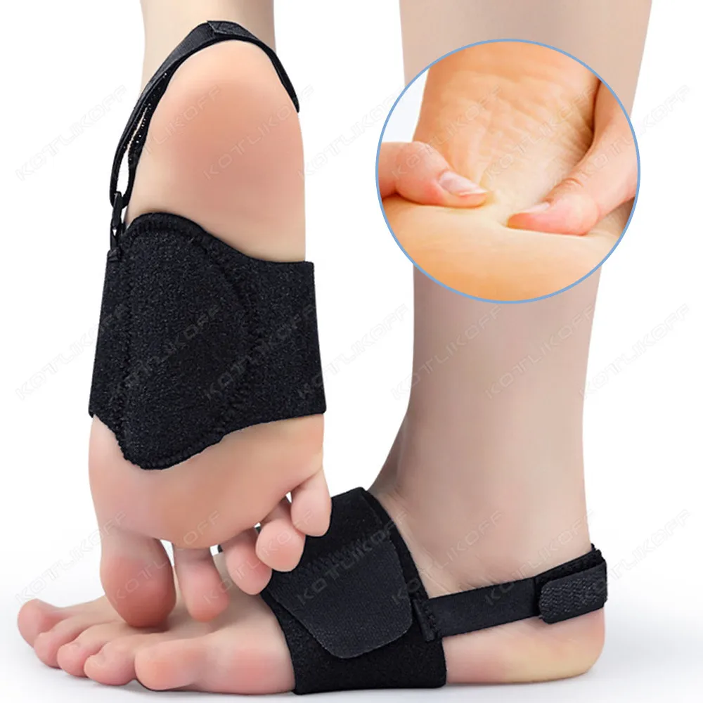 Sports Orthotics Insoles Inserts For Flat Feet Gel Comfort Foot Orthotic Pads Fit In Slippers/Sandals Arch Support Bandage