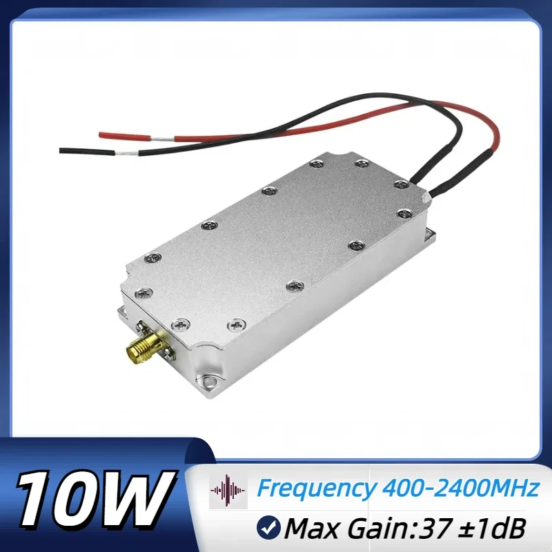 10W RF Module Power Amplifier Frequency 433MHz 500-600MHz 700-800MHz 1.2GHz 2.4GHz Drone Module SMA for UAV Protect Area System