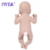 IVITA Unpainted Full Body Silicone Reborn Baby Dolls Lifelike Newborn Doll Baby DIY Blank Kit for Children Christmas Toys  ﻿ 3