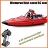 New 2.4g Wireless Remote Control Boat Electric Turbine Jet High-Speed Speedboat Boy Racing Water Toy Boat Model Christmas Gift 1