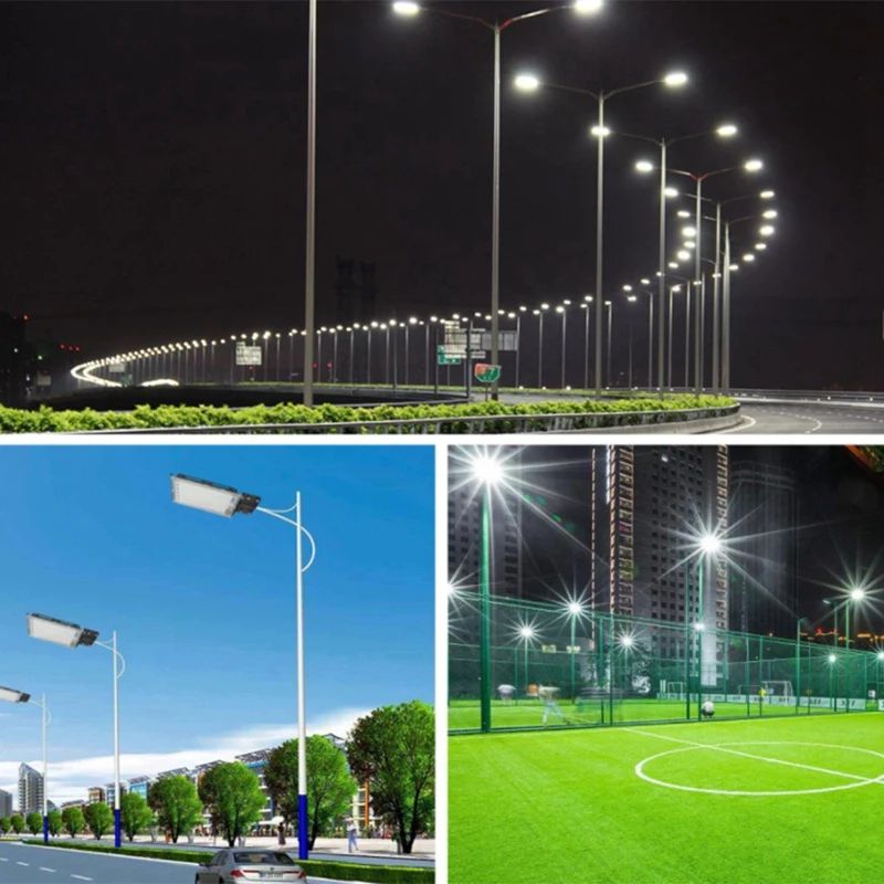 LED 가로등 야외 투광 조명 스포트라이트, IP65 방수 벽 조명, 정원 도로 거리, AC 220V-240V, 100W