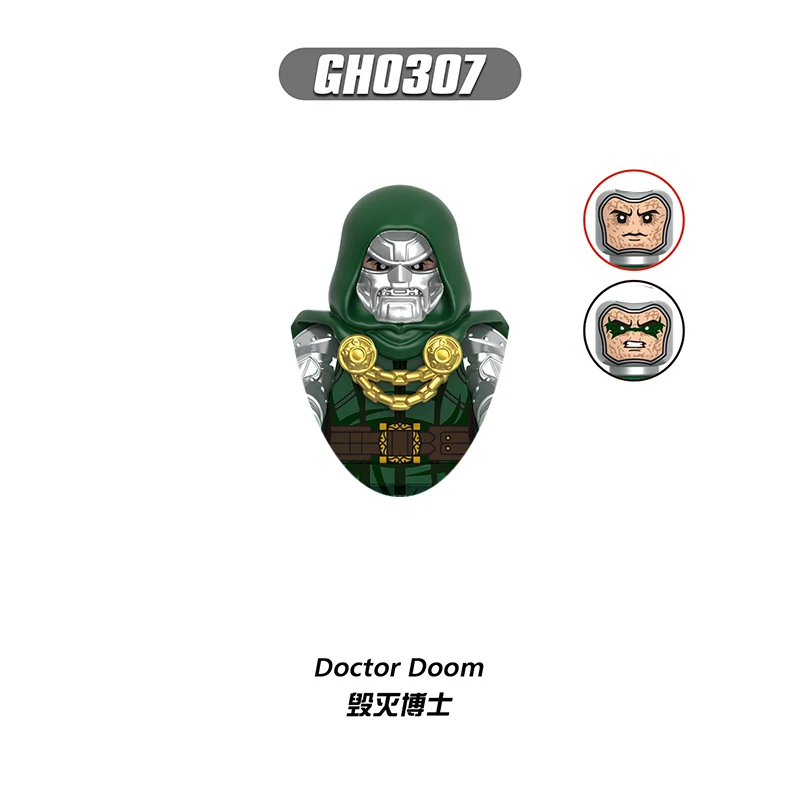 Marvel Legends Avengers Mysterio Spider Doctor Doom Blocks Bricks For Toys Gifts Action Figures Building Blocks For Children - Bilde 5