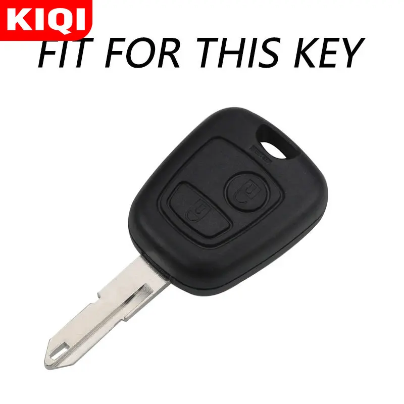 Key Case Key Case Cover Car Key Shell Flip Key Fob Shell TPU Car 2Button Key Cover For Peugeot 106 107 206 207 307 Citroen C1 C2 C3 C4 XSARA PICASSO Toyota AYGO
