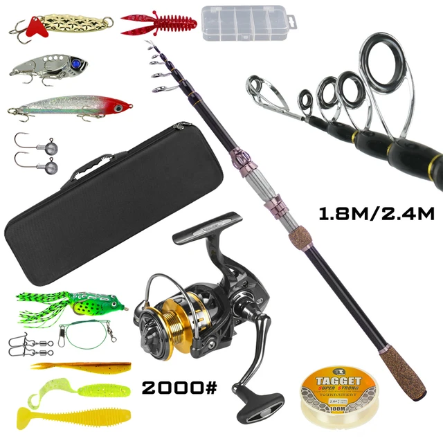 Telescopic Fishing Rods Cork Handle Fishing Rod Premium Fishing Pole  Lightweight Sensitive Fishing Rod Gift