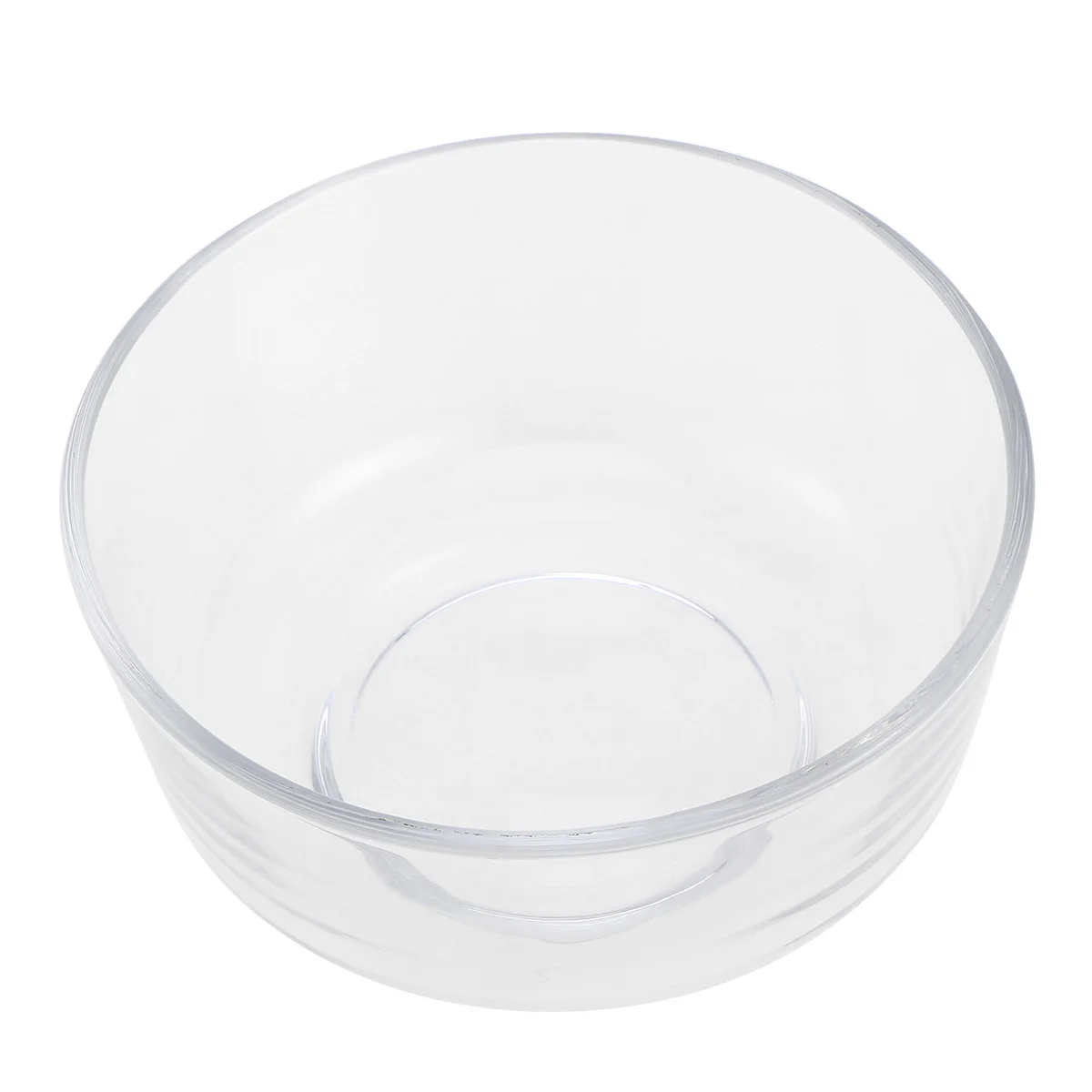 

1PC 6 Inch Salad Bowl Heat Resistant Glass Transparent Fruit Dessert Noodles Bowl