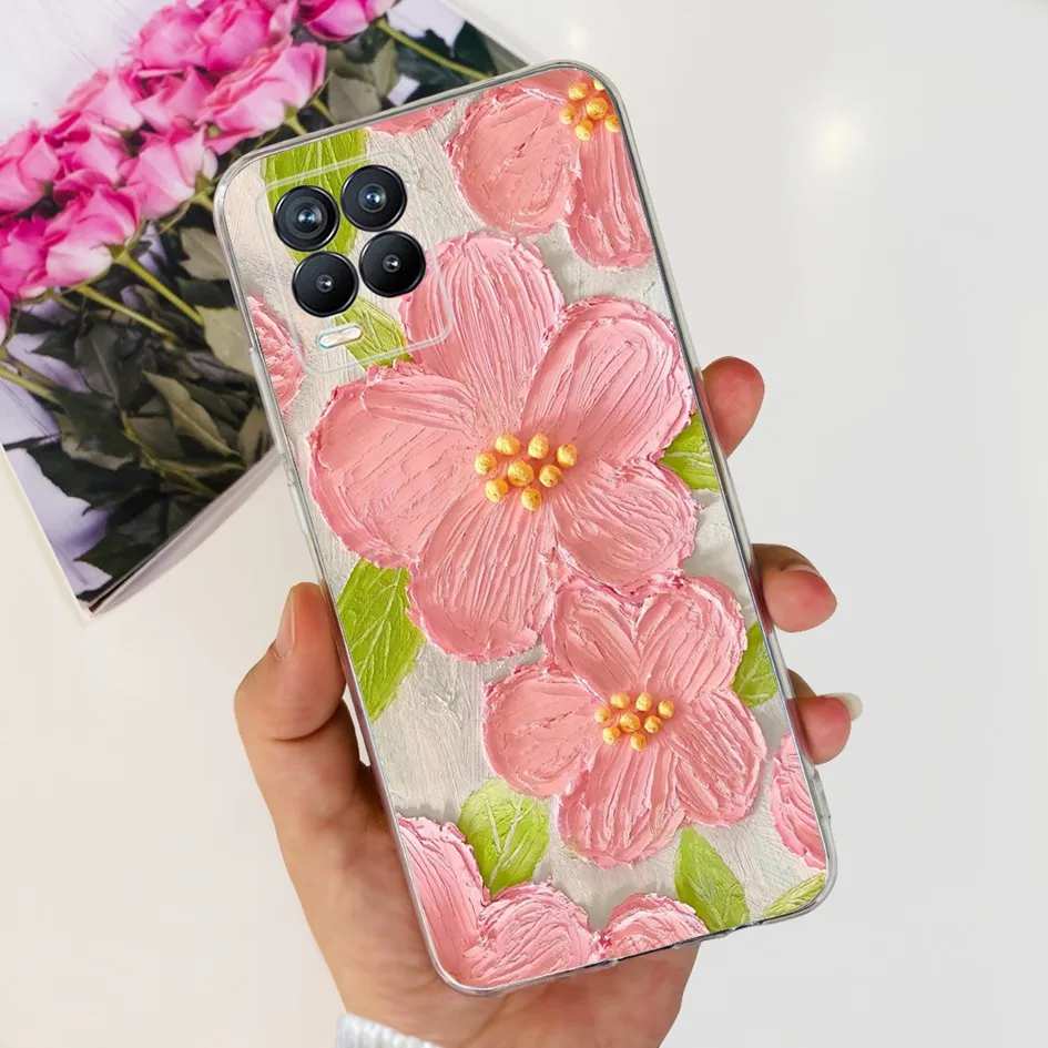Fashion Butterfly Flower Soft Silicone TPU Phone Case