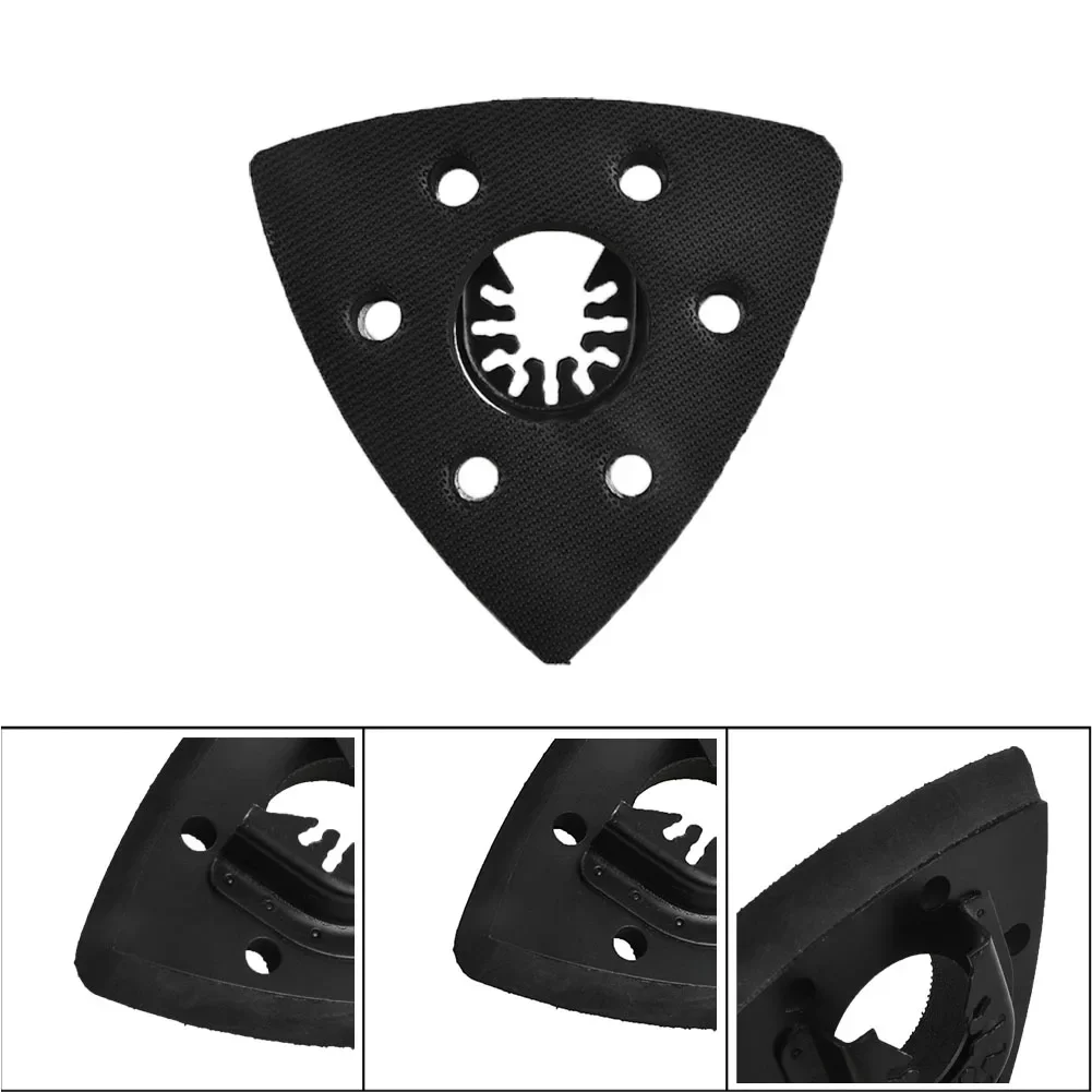 멀티 공구용 플러시 삼각형 샌딩 패드, 진동 톱날, 전동 공구 액세서리, 기계 공구, 1 PC93 mm
