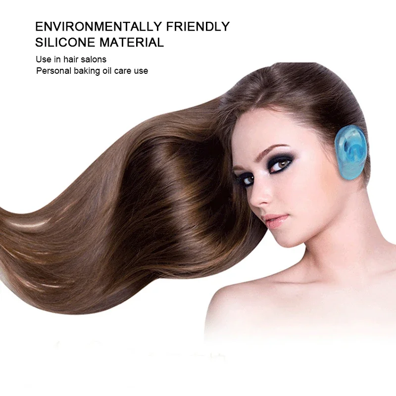 2 Paraorecchie Tintura Capelli In Silicone Trasparente - Impermeabili E Anti-macchia Per Parrucchieri E Casa - Foto 10