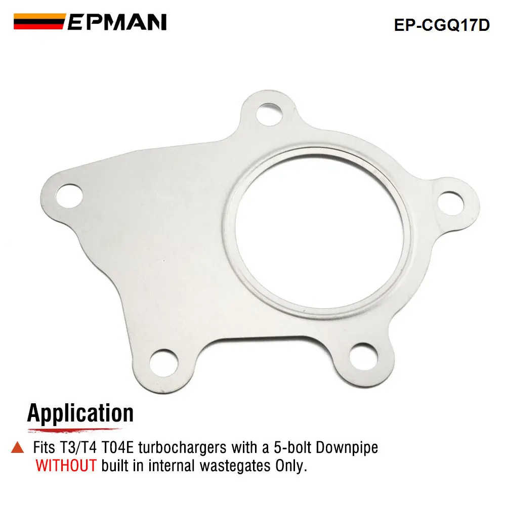 EPMAN 10PCS/LOT T3/T4 Turbo Discharge Gaskets A/R.63 Discharge Gaskets EP-CGQ17D