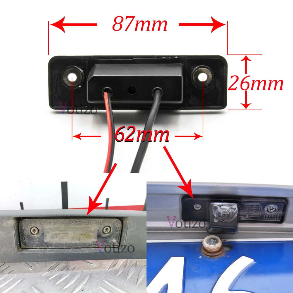 CCD HD AHD Fisheye 후면보기 카메라 Skoda Octavia MK2 1Z 2004 2005 2006 2007 2008 2009 2010 2011 2012 2013 자동차 모니터