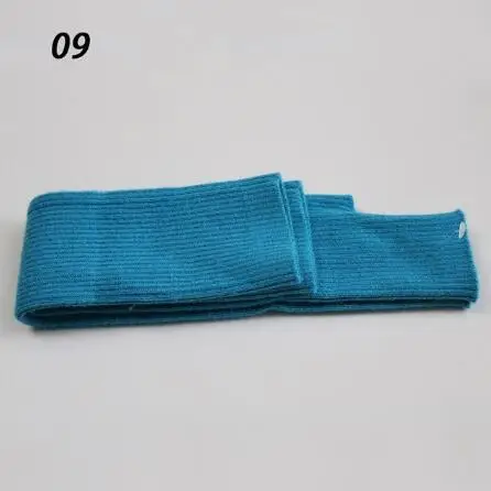 Sparsil Women's Winter&Autumn Christmas Cashmere Blend Knitted Long Gloves Solid Color Fashion Warm For Lady Elbow Mittens 9Lake Blue