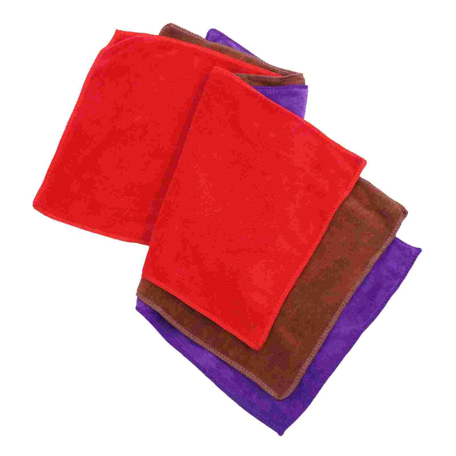 

3 Pcs Car Wash Cloth Towel Cleaning Rags Micro Fiber Wipe Dry Towels For Cars Drying Microfiber Thickened Brushed