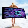 Butterfly Beach Towel, Super Soft Absorbent Bath Towel, Extra Large Travel Towel for Sports Pool Swimming Pool Bathroom Camping 1