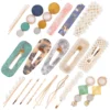 20 Pcs Hair Topper Pearl Clip Set Pin Accessory Goody Clips for Women Barrettes 5