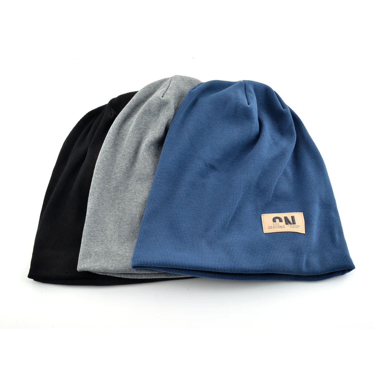 Men's Fashionable Autumn Knitted Beanie - Casual Outdoor Solid Color Skullcap