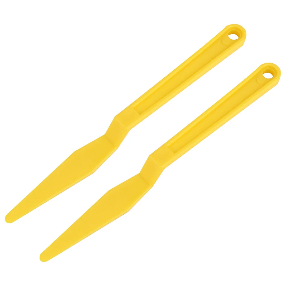 

2 Pcs Window Film Finishing Fish Tank Decoration Plug Edge Tint Tools Squeegee Corner Scraper Plastic Gap