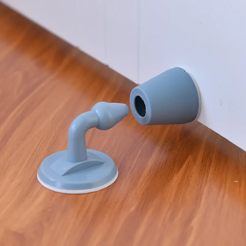 Mute Non-punch Silicone Door Stopper Touch Toilet Wall Absorption Door Plug Anti-bump Holder Gear Gate Resistance Stop door stopper silicone door stopper door stopper bumpers silicone rubber bumpers
