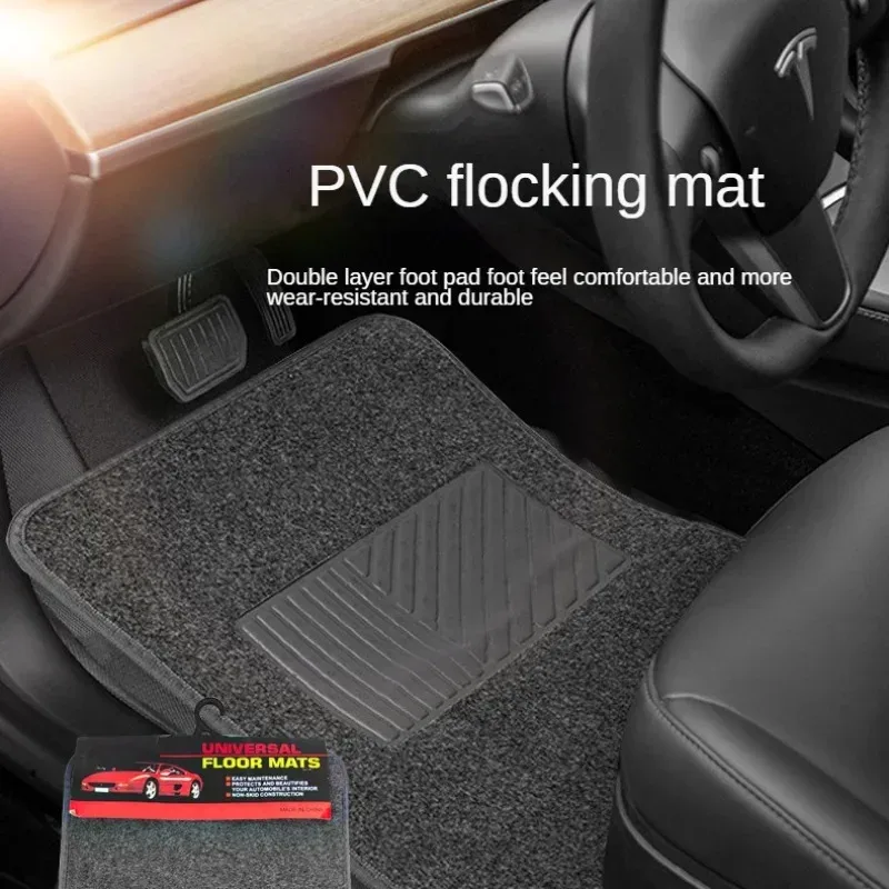 Tappetino per auto, tappetini per tappeti automobilistici anteriori e posteriori universali adatti per SUV, sedani, furgoni - Image 2