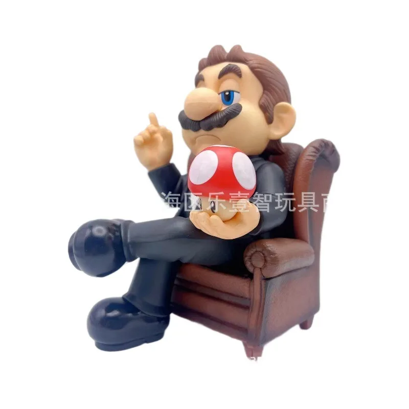 スーパーマリオとしてゴッドファーザー PVC アクション