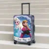 Frozen Anna Elsa Cartoon Suitcase Cover Holiday Travel Useful Luggage Case Protector 1