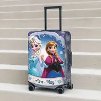 Frozen Anna Elsa Cartoon Suitcase Cover Holiday Travel Useful Luggage Case Protector 1