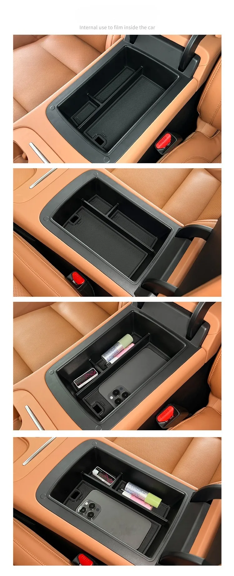 Armlehnen-Aufbewahrungsbox für Leapmotor C10 2024-2026 Auto-Organizer-Etui Mittelkonsolen-Aufbewahrungsfach Auto-Innenausstattung TPE – Detail 6