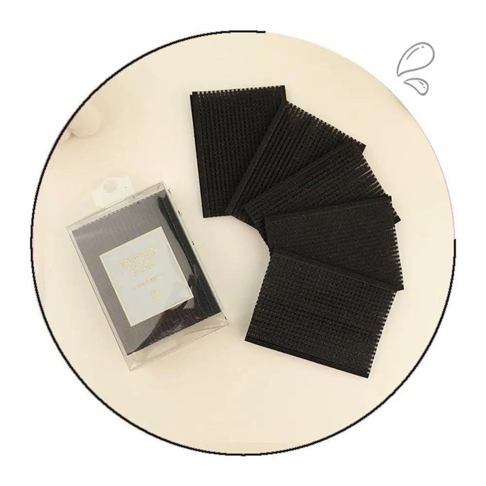 10Pcs Front Hair Fringe Fashion Stabilizer Makeup Sticker Pad Patch Pastel Clip Bangs Magic Tape Fringe Girls Styling Tools