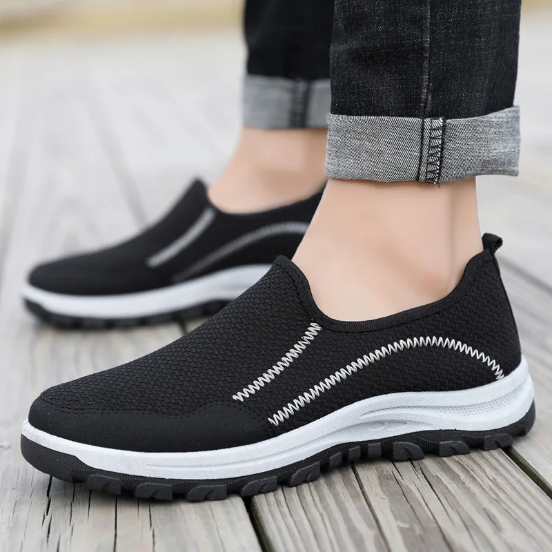 New Men's Shoes Flying Woven Mesh Low Top Fashion Men's Sports Casual Shoes Men's Shoes Men's Sports Shoes Men's Shoes 36-44