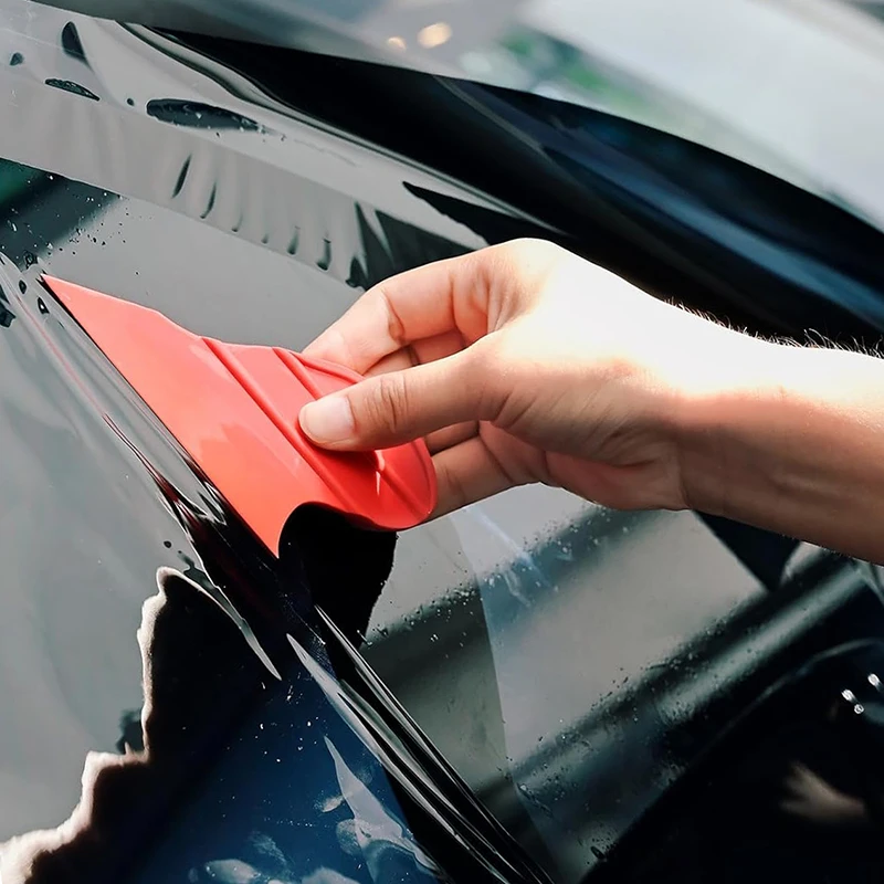 ALIWRAP 3PCS Vinyl Car Wrap Stick Rakel Kit Verschiedene Härte Schaber Fenster Tönung Carbon Film Installation Rand Stecker Werkzeug – Detail 6