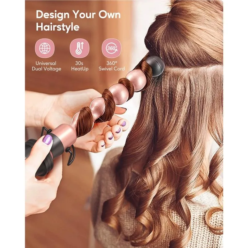 Hair Curler Wavytalk 5 in 1 Curling Wand Set Thermal Brush hair curler hair tools