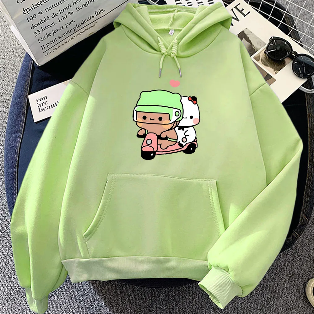 

Cartoon Panda Bear Bubu Dudu Printing Hoodies Kawaii Graphic Printed Sweatshirt for Women/Men Winter Comfortable Warm Pullovers