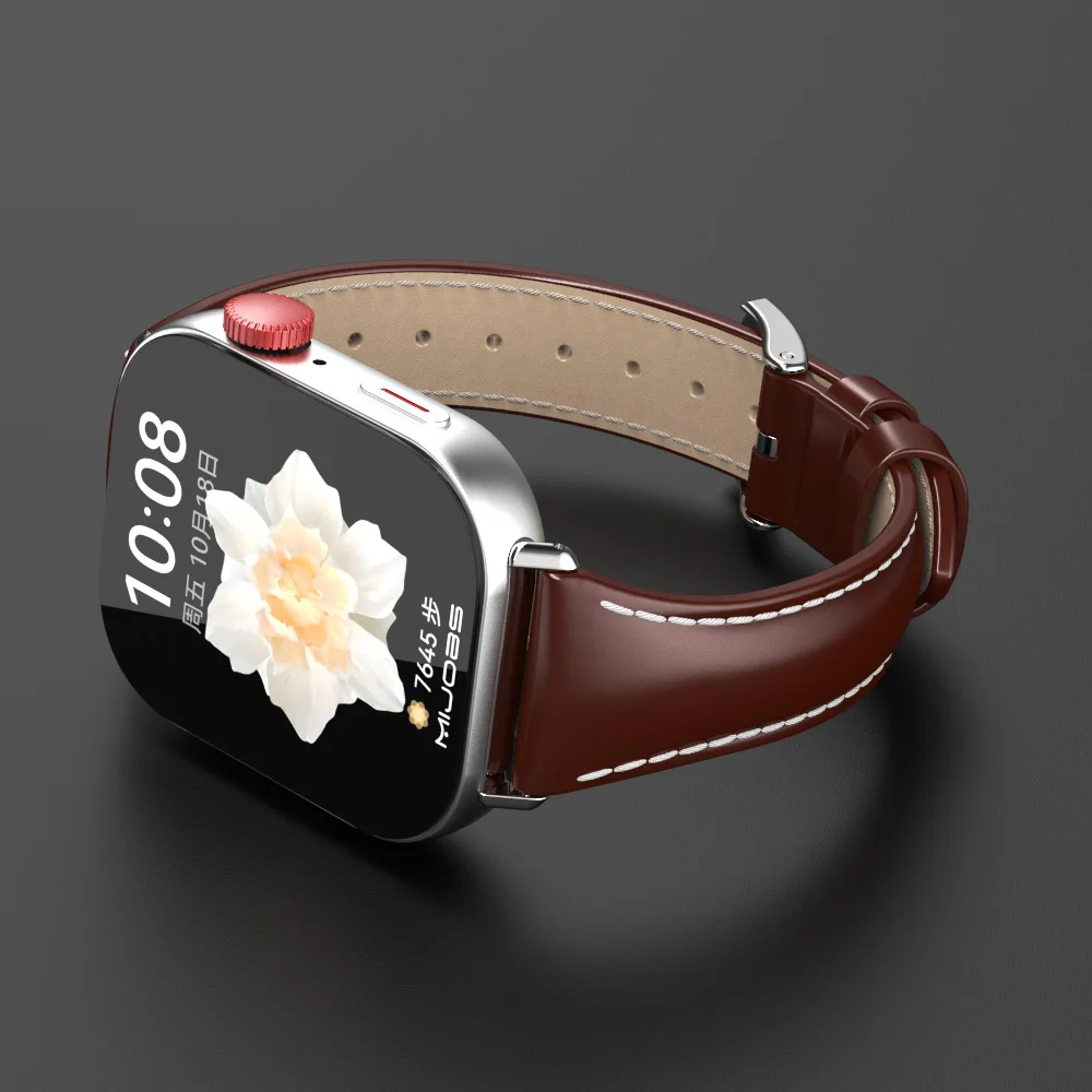 Premium Leather Wristband for Smart Watch - Soft and Durable Strap Accessory