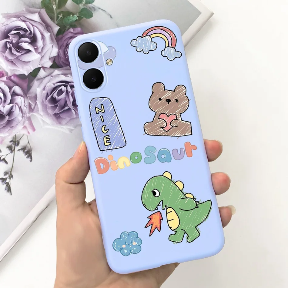 Cute Cartoon Candy Color Soft Silicone TPU Back Cover Phone Case