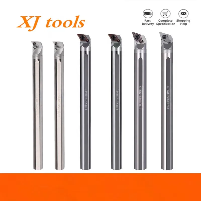 

C08K C10K C12M SDUCR07 11 Carbide Boring Tools SDUCR11 Shockproof Internal Turning Tools Mechanical Lathe For DCMT07 Or DCMT11