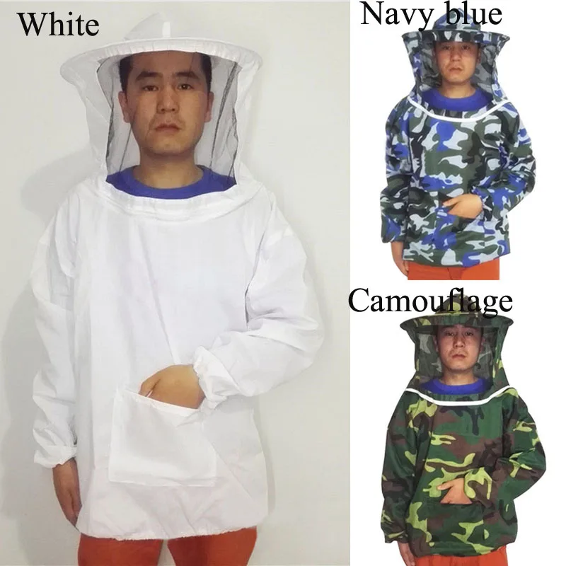 Beekeeping Jacket Veil Smock Protective Equipment Bee Keeping Hat Coat Suits Hot
