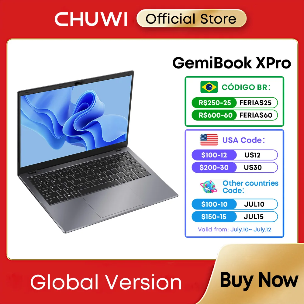 CHUWI GemiBook XPro 14.1-inch UHD Screen N100 Laptop 8GB RAM SSD Quad Core Processors Windows 11 WIFI AX101 Notebook _ - Mobile