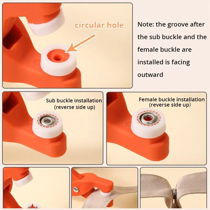 Snap Button Pliers Kit 4