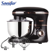 Stand Mixer Professional Kitchen Aid Food Blender Cream Whisk Cake Dough Mixers With Bowl Metal Gear Chef Machine Charm Sonifer 1